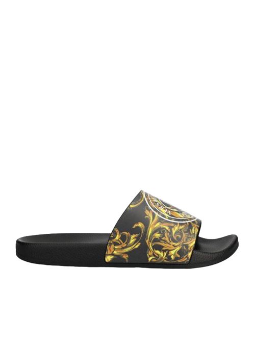 V-emblem slippers VERSACE JEANS COUTURE | 76YA3SQ3 ZS198.G89